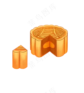 中秋节月饼主题构图