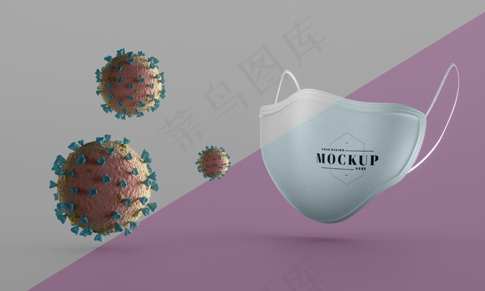 模型样机面罩正面图