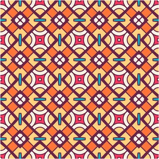 彩色无缝图案背景