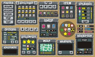 用于创建游戏的游戏用户界面和主题