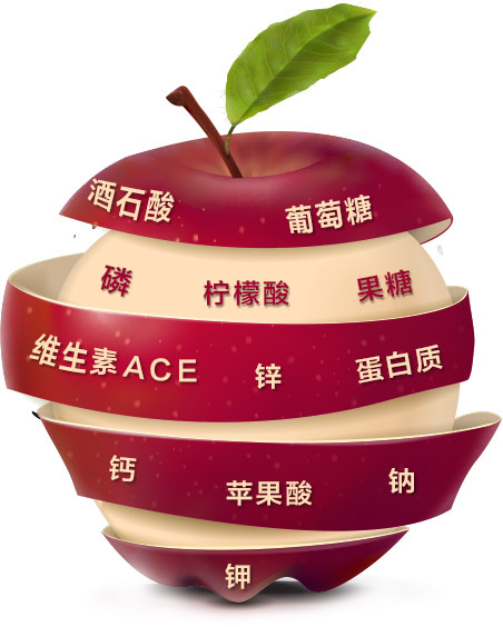 苹果 水果psd模版下载