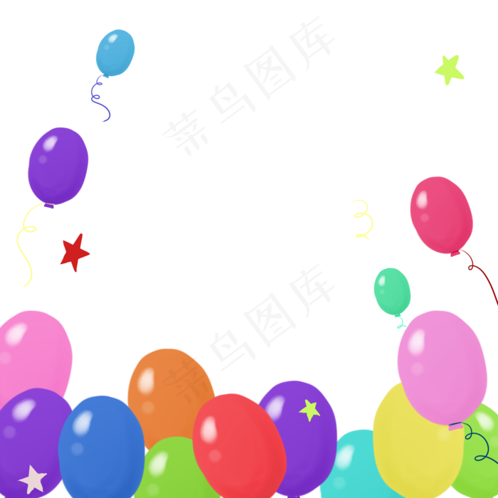 节日气氛彩色气球