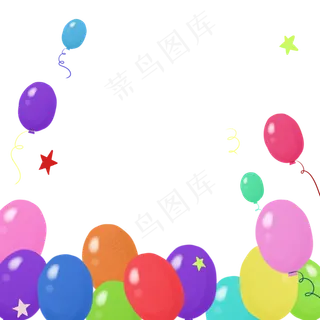 节日气氛彩色气球