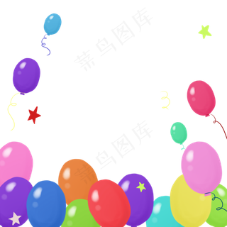 节日气氛彩色气球
