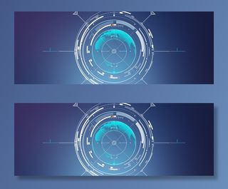 双11返场大气炫酷灯光蓝色banner