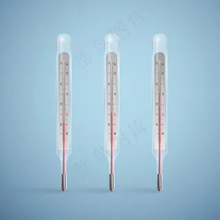 真实玻璃温度计