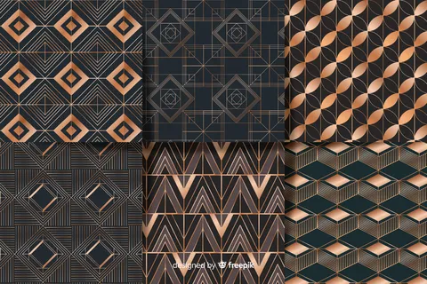 几何豪华图案套装