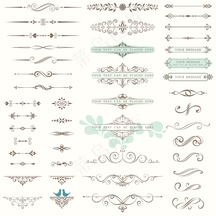 花纹 底纹 边框