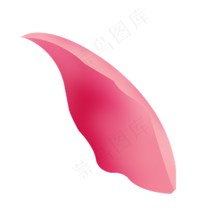 七夕情人节粉红色花瓣