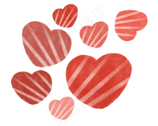 七夕节爱心配图