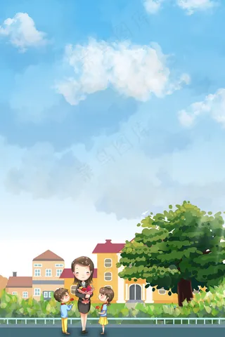 教师节送花给老师的学生