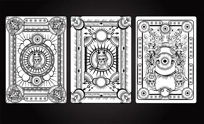 扑克牌背面eps,ai矢量模版下载