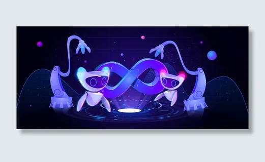 人工智能机器人和具有无穷符号的半机械人 人工智能机器人和具有无穷符号的半机械人