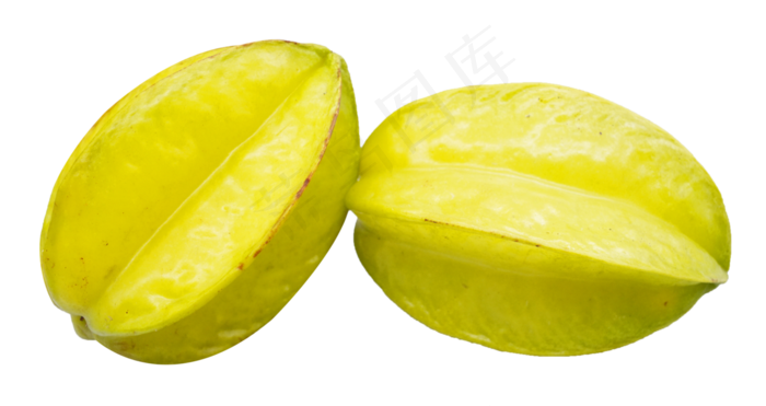 绿色美食杨桃(3777*2000px 300 dpi )