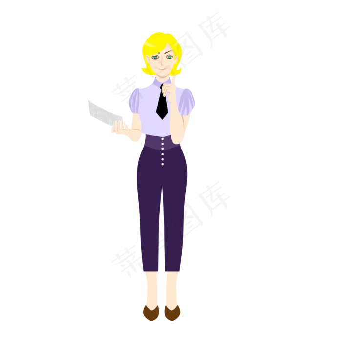 教师节女外教老师(3000X3000(DPI:300))psd模版下载