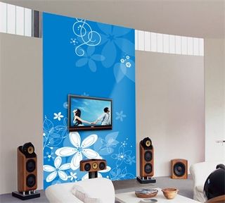 电视墙背景画效果图片