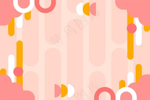 具有各种形状的抽象背景