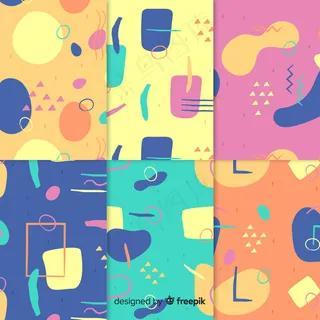 抽象图案集合绘制概念 抽象图案集合绘制概念