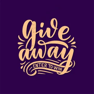 带有赠品字样的复古卡片。书法文字。