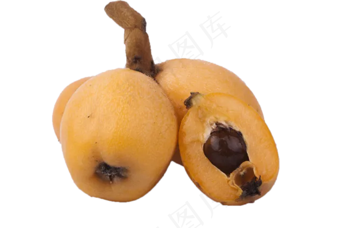 新鲜优质的枇杷果