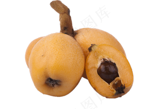 新鲜优质的枇杷果