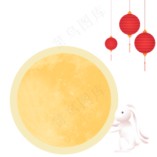 月圆之夜赏月玉兔