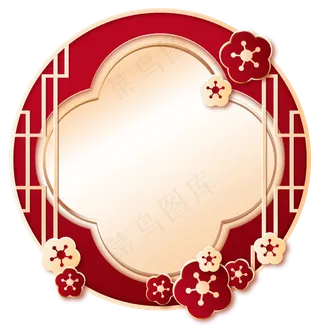 新年立体国潮窗户