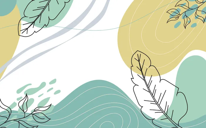 手绘花卉背景eps,ai矢量模版下载