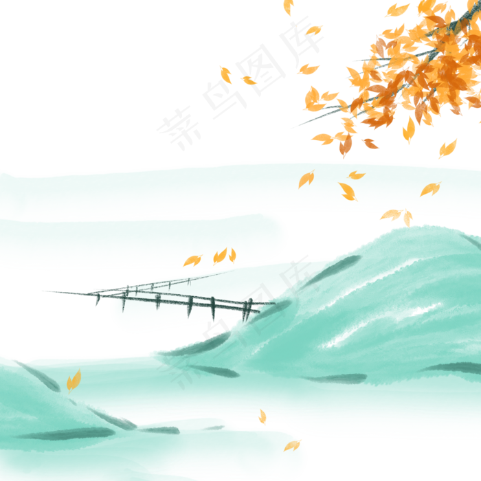 寒露节气传统节日(2000X2000(DPI:300))psd模版下载