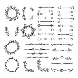 手绘装饰元素集