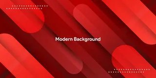 具有彩色渐变背景的抽象流体红色几何图形