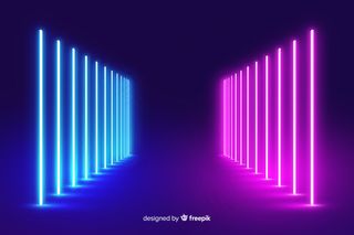 霓虹灯舞台背景