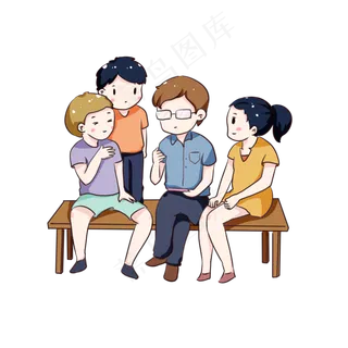 手绘卡通教师节讲授知识