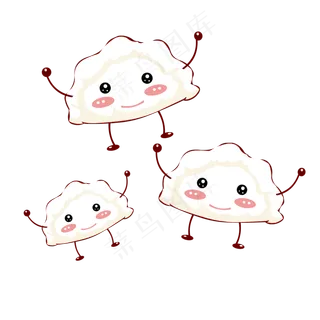 冬季热气腾腾的简笔画小清新美食