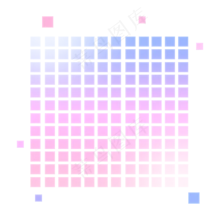 科技感立方块(2000X2000(DPI:300))psd模版下载
