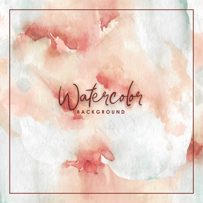 异国情调大理石水彩