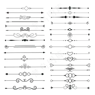 书法装饰元素集