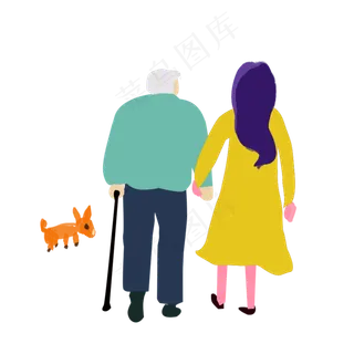 重阳节敬老可商用元素