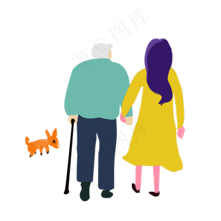 重阳节敬老可商用元素