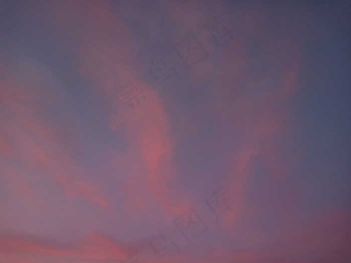 粉色的天空