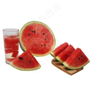 夏日水果果汁西瓜