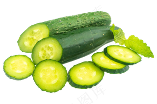 新鲜美味黄瓜片