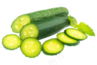 新鲜美味黄瓜片