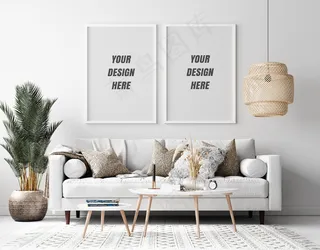 室内客厅框架模型样机