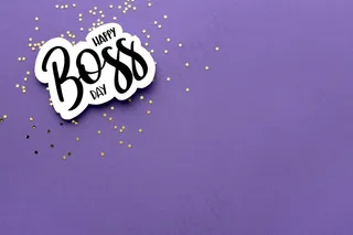 老板节概念俯视图