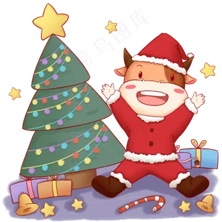 2021牛年形象png素材