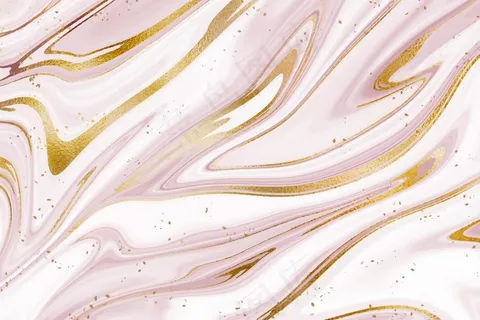 金色光泽纹理的液体大理石背景 金色光泽纹理的液体大理石背景