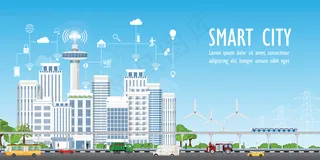 城市景观中的智慧城市