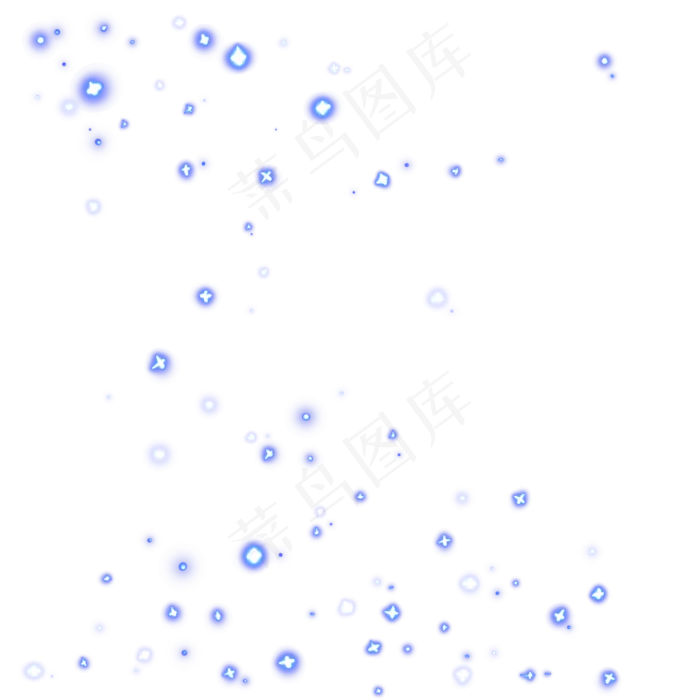蓝色星光七夕情人节(2000X2000(DPI:300))psd模版下载