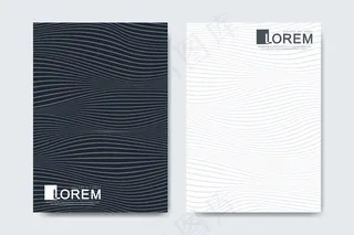 抽象几何图案背景线半色调点封面版面